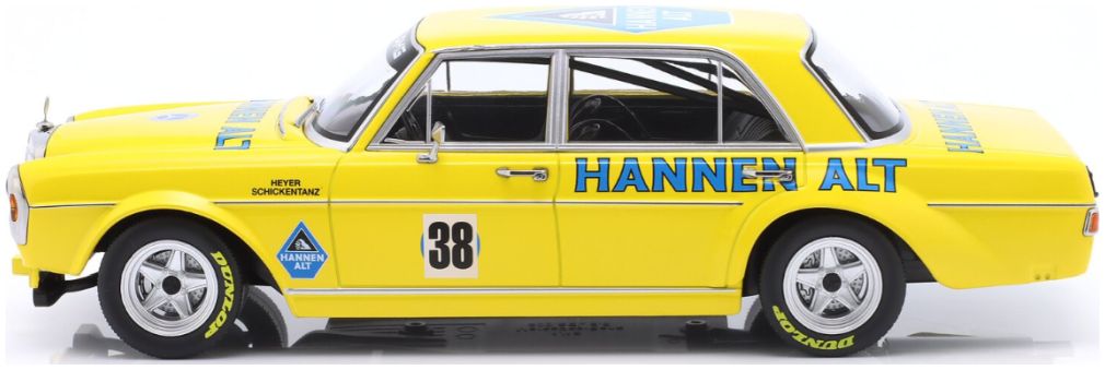 Available To Order – Mercedes Benz 300 SEL 6.8 #38 'Hannen Alt' Final of Season Hockenheim 1971 Hans Heyer 1:18 IXO Model (IXO W18030003)