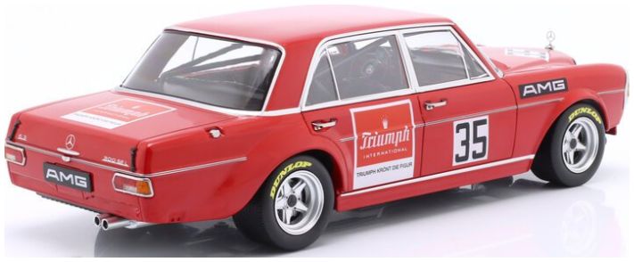 Available To Order – Mercedes Benz AMG 300 SEL #35 Sudwestpokal Hockenheim 1971 Helmut Kelleners 1:18 IXO Model (IXO W18030006)