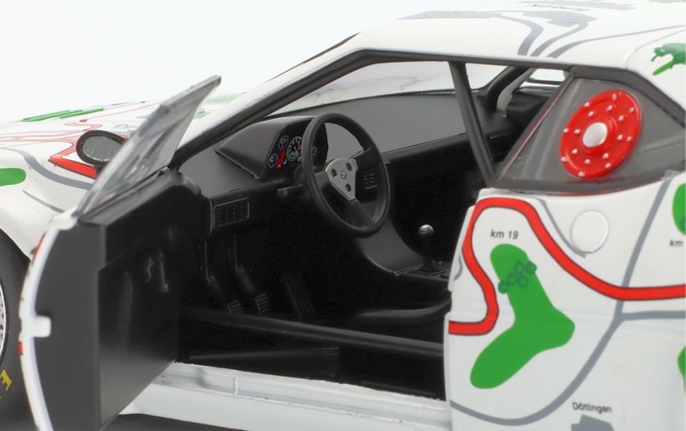 Available To Order – BMW M1 Procar #201 3rd 1000km Nurburgring 1980 Stuck/Piquet 1:18 IXO Model (IXO W1803003)