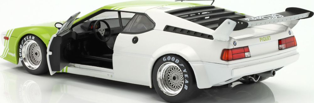 Available To Order – BMW M1 (E26) #5 Nelson Piquet Procar Series 1980 BS Fabrications 1:18 IXO Model (IXO W1803005)