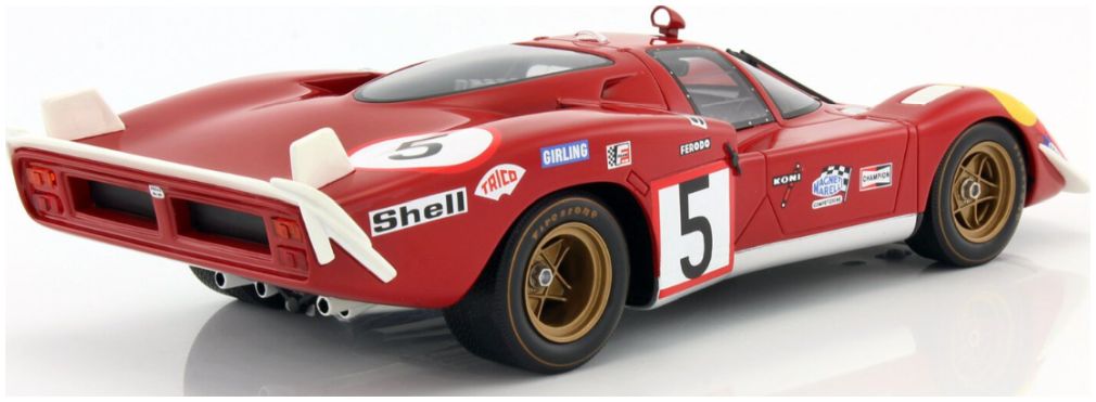 Available To Order – Ferrari 512S #5 24h Le Mans 1970 Ickx Schetty 1:18 IXO Model (IXO W18053001)