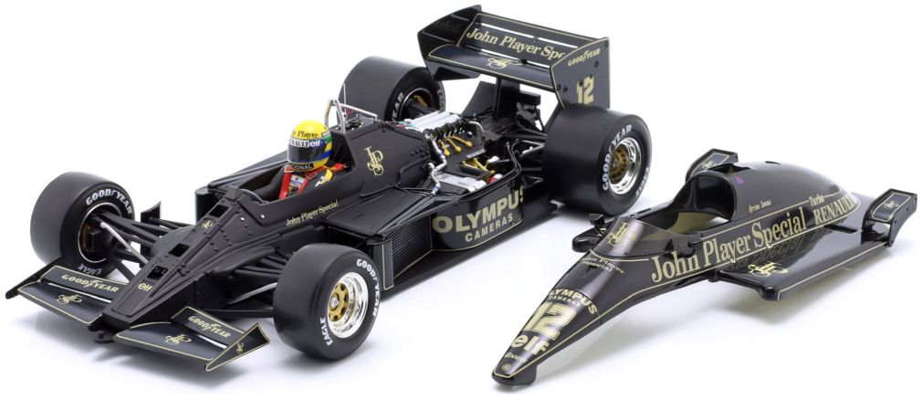 Available To Order – Lotus 97T #12 Ayrton Senna Monaco GP F1 1985 1:18 IXO Model (IXO W18056001)