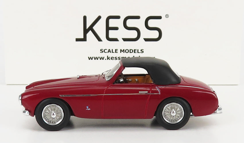 Available To Order – Ferrari 212 Export Vignale ch.0110e Red Cabriolet Top Down 1:43 (KES 43056060)