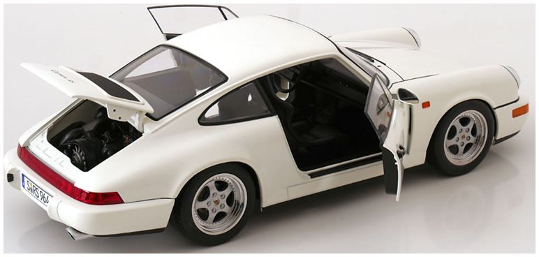 Available To Order – Porsche 911 (964) RS 1992 w/Speedline Rims White 1:12 (KKS DC120241S)