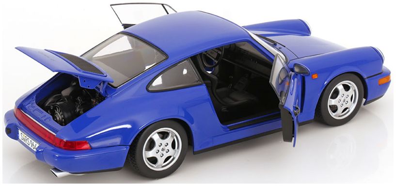 Available To Order – Porsche 911 (964) RS 1992 w/Cup Rims Blue 1:12 (KKS DC120244C)