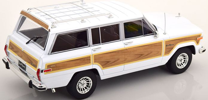 Available To Order – Jeep Grand Wagoneer 1989 White 1:18 KK Scale Model (KKS DC181111)