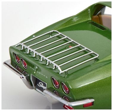 Available To Order – Chevrolet Corvette C3 1972 Light Green Metallic 1:18 KK Scale Model (KKS DC181221)