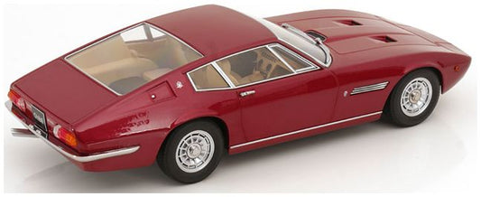 Available To Order – Maserati Ghibli Coupe 1969 Red Metallic 1:18 (KKS DC181273)