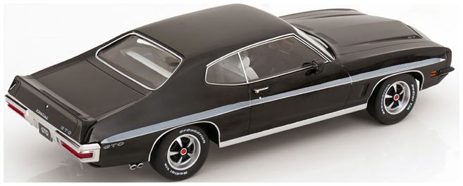 Available To Order – Pontiac Le Mans GTO 1972 Black 1:18 (KKS DC181351)
