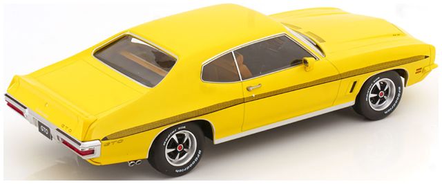 Available To Order – Pontiac Le Mans GTO 1972 Yellow 1:18 (KKS DC181354)