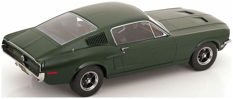 Available To Order – Ford Mustang GT Fastback 1968 Flat Green Bullitt Movie Edition 1:18 (KKS DC181395)