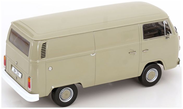 Available To Order – VW T2b Delivery Van 1972 Light Grey 1:18 (KKS DC181411)