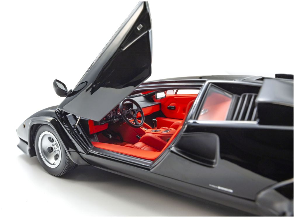 Available to Order – Lamborghini Countach LP5000 Quattrovalvove Black 1:18 (KYO 08320BK)