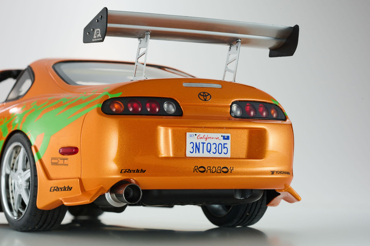 Resin - Toyota Supra Turbo Fast & Furious Orange / Decals - 1:12 1:12 Kyosho Model (view 6)