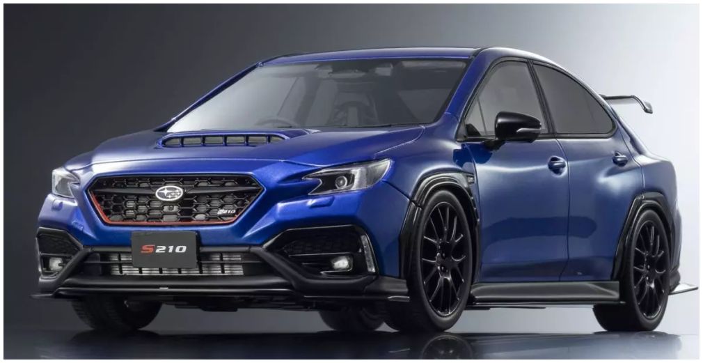 Available To Order – Resin Samurai Collection Subaru S210 Blue 1:18 Kyosho Model (KYO R18069BL)