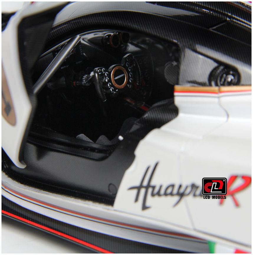 Available to Order – Pagani Huayra R Pearl White 1:18 (LCD 18012W)