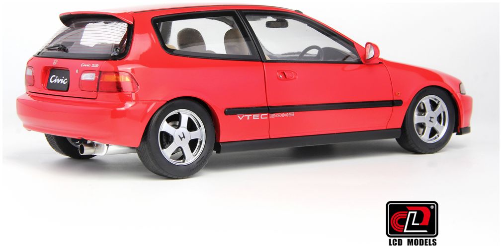 Available to Order – Honda Civic SiR II(EG6) Red 1:18 (LCD 18018R)