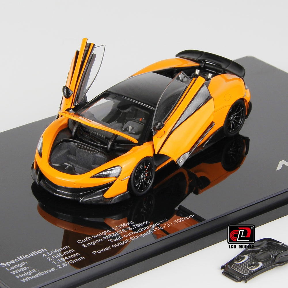 Available To Order – McLaren 600LT Orange 1:43 LCD Models Model (LCD 43007O)