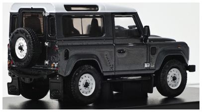 Available To Order – Land Rover Defender 90 V8 Crimea Grey 1:64 LCD Models Model (LCD 64016GY)
