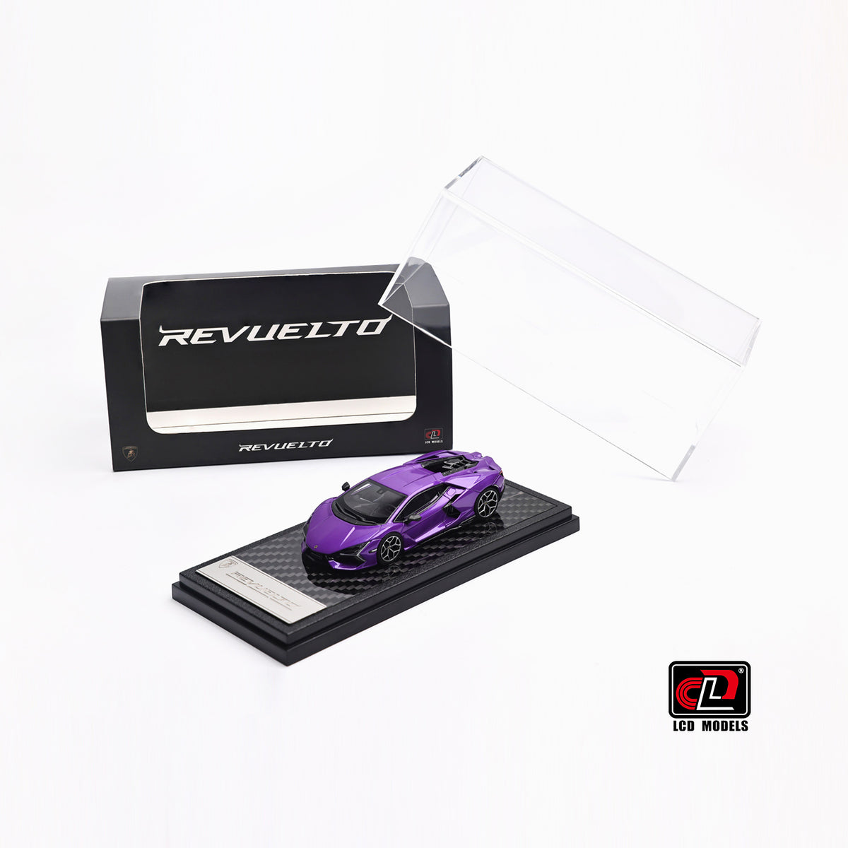 Available To Order – Lamborghini Revuelto Purple 1:64 LCD Models Model (LCD 64042P)