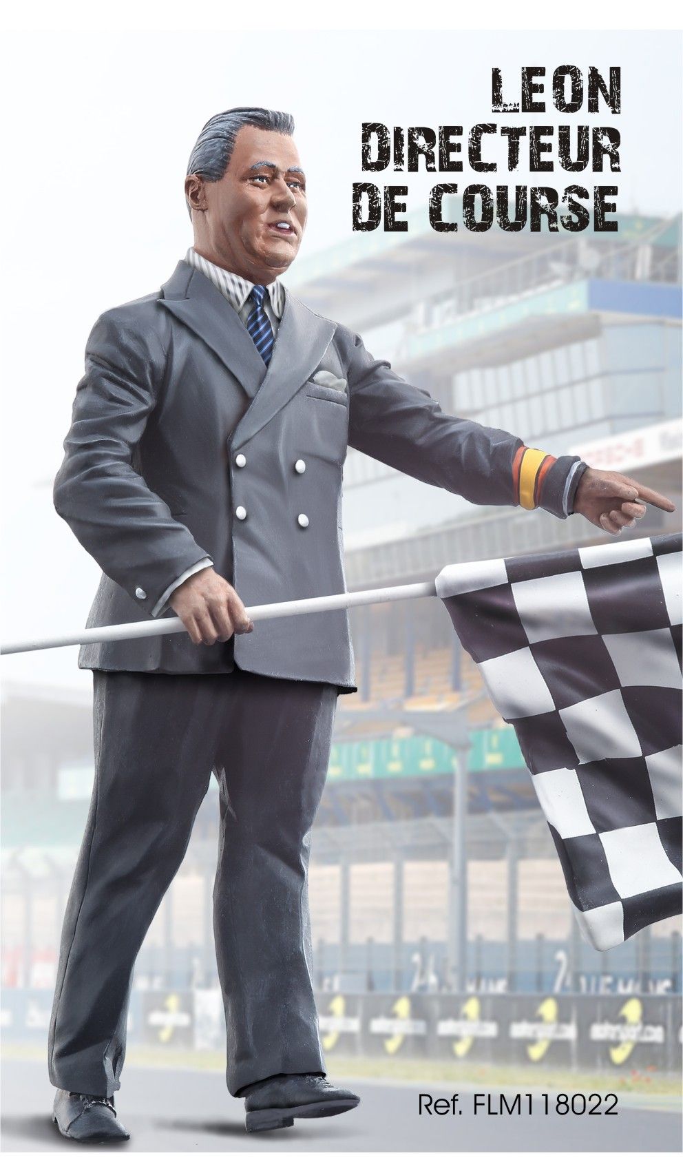 Race Director Figure 1950-1970 1:18 – diecast model (view 3)