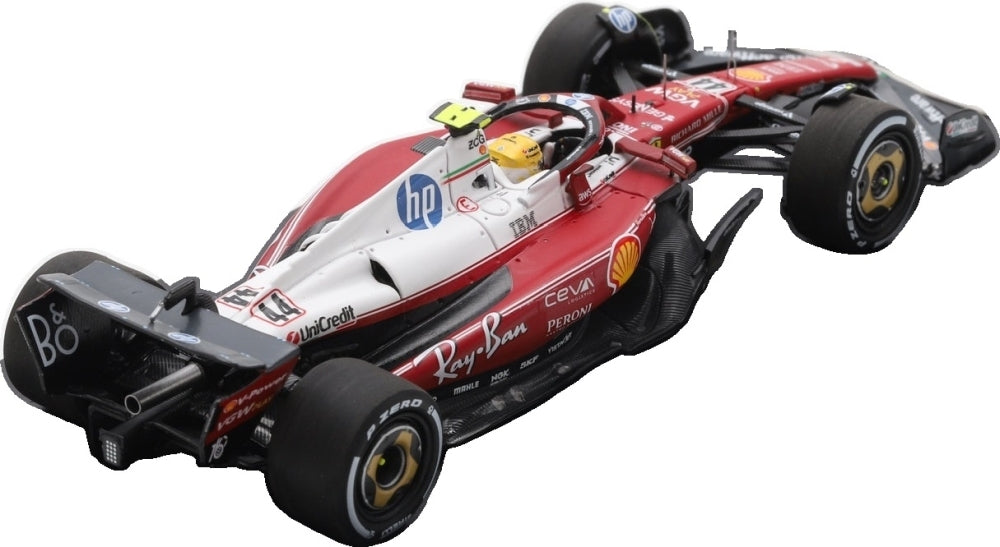 Ferrari SF-25 #44 Italian GP 2025 Lewis Hamilton 1:43 Looksmart Model (view 2)