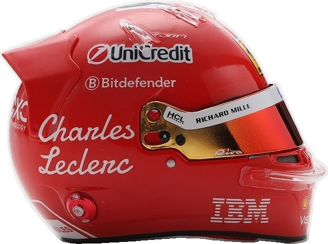 Charles Leclerc Italian GP 2025 Helmet 1:5 Looksmart Model (view 5)