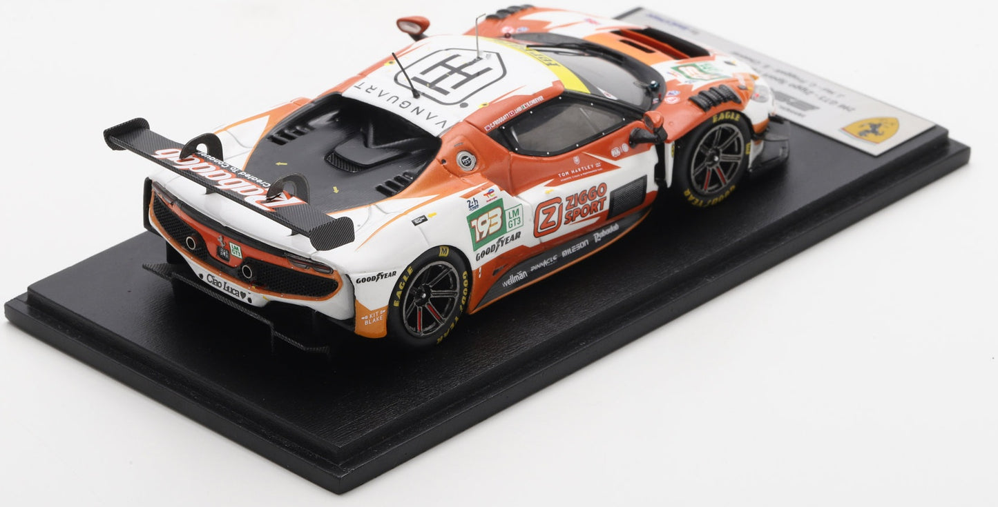 Available To Order – Ferrari 296 LMGT3 #193 Ziggo Sport Tempesta Le Mans 24H 2025 Hui/Froggatt 1:43 (LOO LM197)