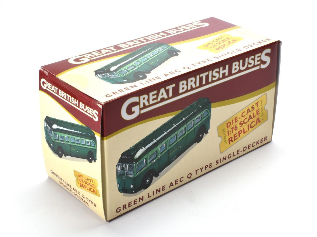 AEC Q Type Single Decker - Green Line 1:76 Magazine Model Model (view 2)