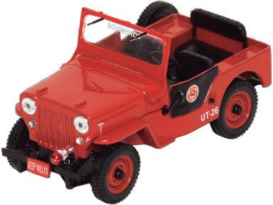 Jeep Willys - Bombeiros 1:43 – diecast model (view 2)