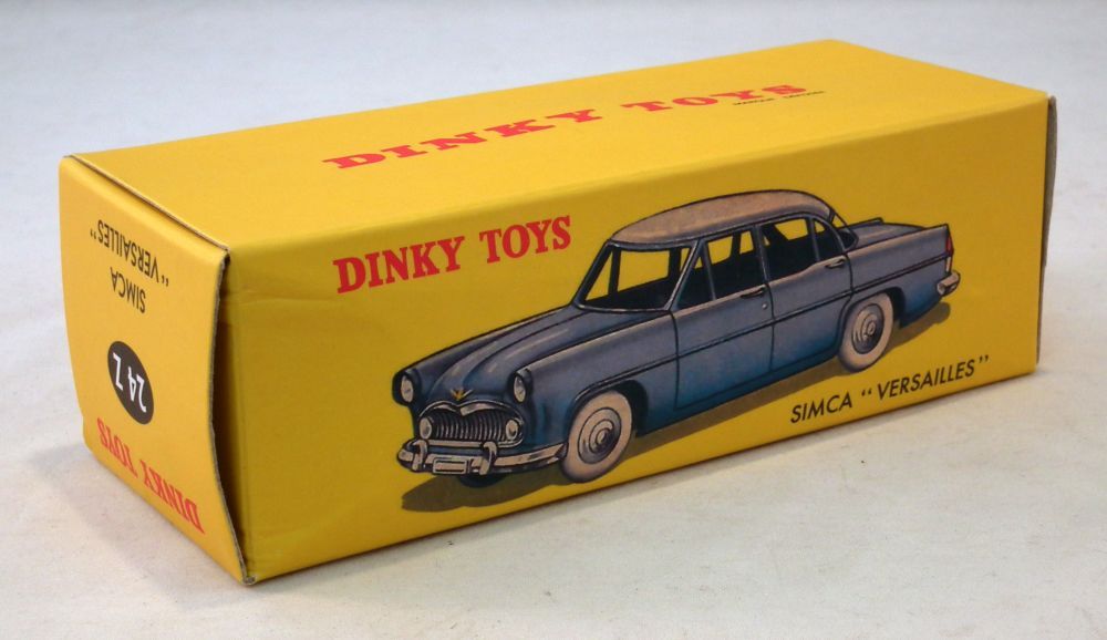 Simca Versailles - Yellow (24Z) Atlas reproduced 'Dinky' – diecast model (view 2)
