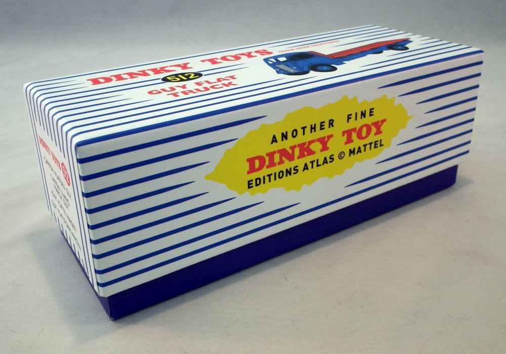 Guy Vixen Flatbed Blue/Red (512) Atlas reproduced 'Dinky' – diecast model (view 2)