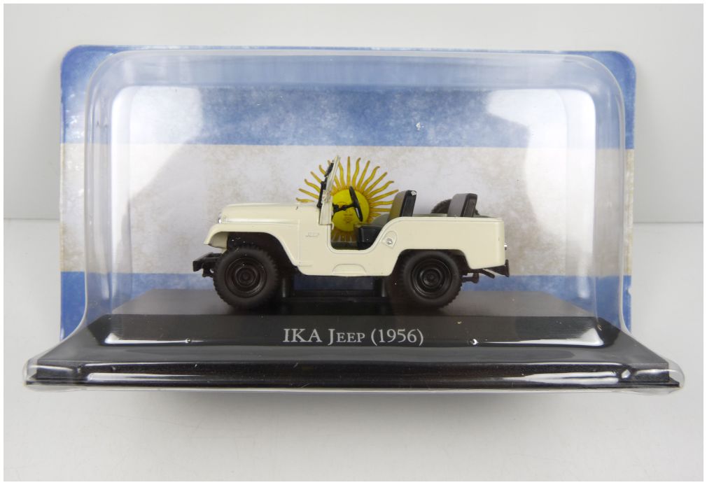 Ika Jeep Cream 1956 Unforgetable cars - Argentina 1:43 – diecast model (view 3)