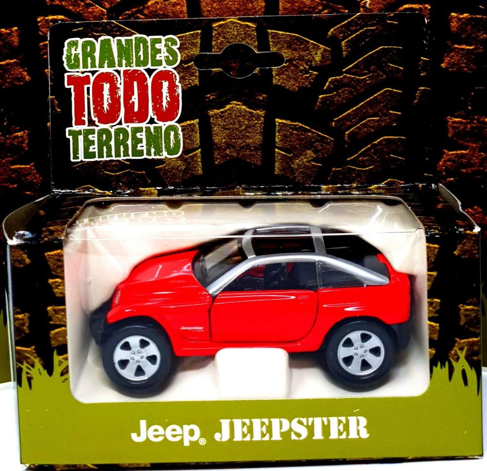Jeep Jeepster Red ~1:38 – diecast model (view 2)