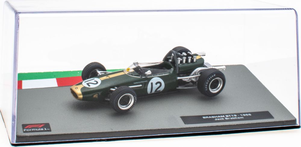 Brabham BT19 - 1966 Jack Brabham F1 Collection - Cased 1:43 – diecast model (view 2)