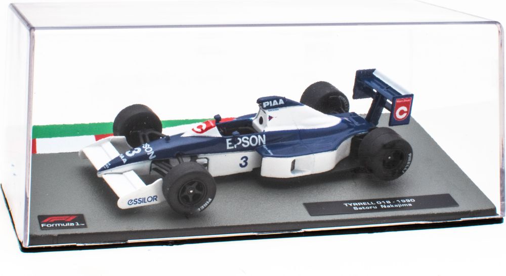 Tyrrell 018 - 1990 Satoru Nakajima F1 Collection - Cased 1:43 – diecast model (view 2)