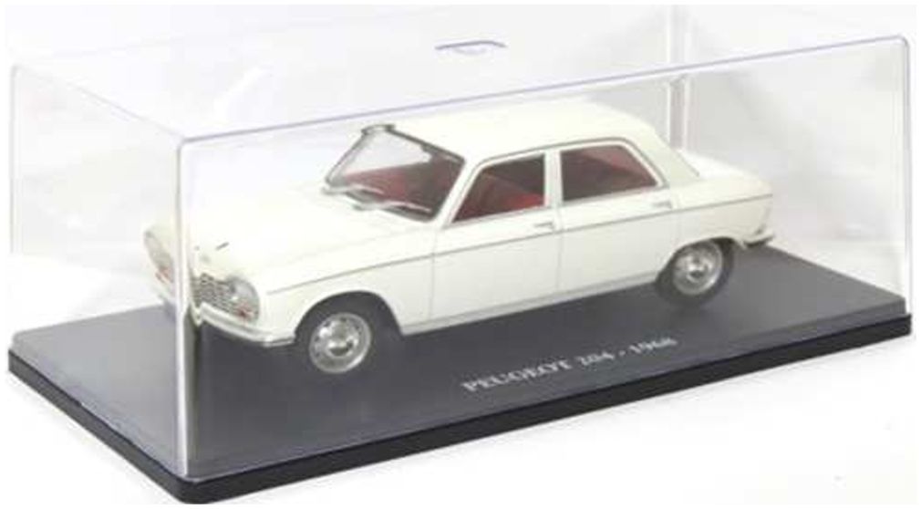 Peugeot 204 1968 1:24 European Vintage Cars - Cased 1:24 – diecast model (view 2)