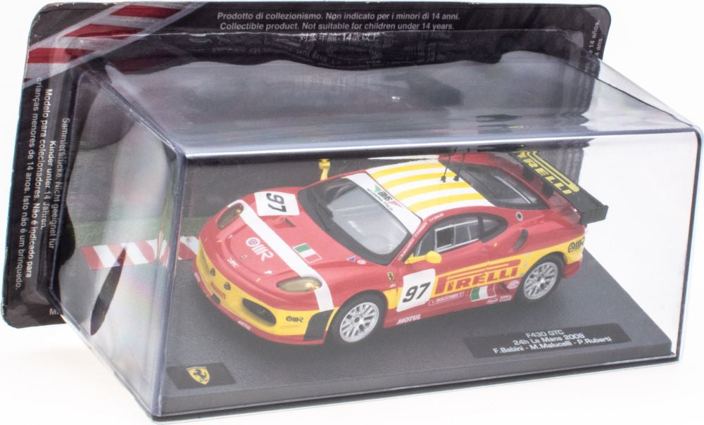 Ferrari F430 GTC 24h Le Mans 2008 Babini Cased - Ferrari Racing Collection 1:43 – diecast model (view 3)