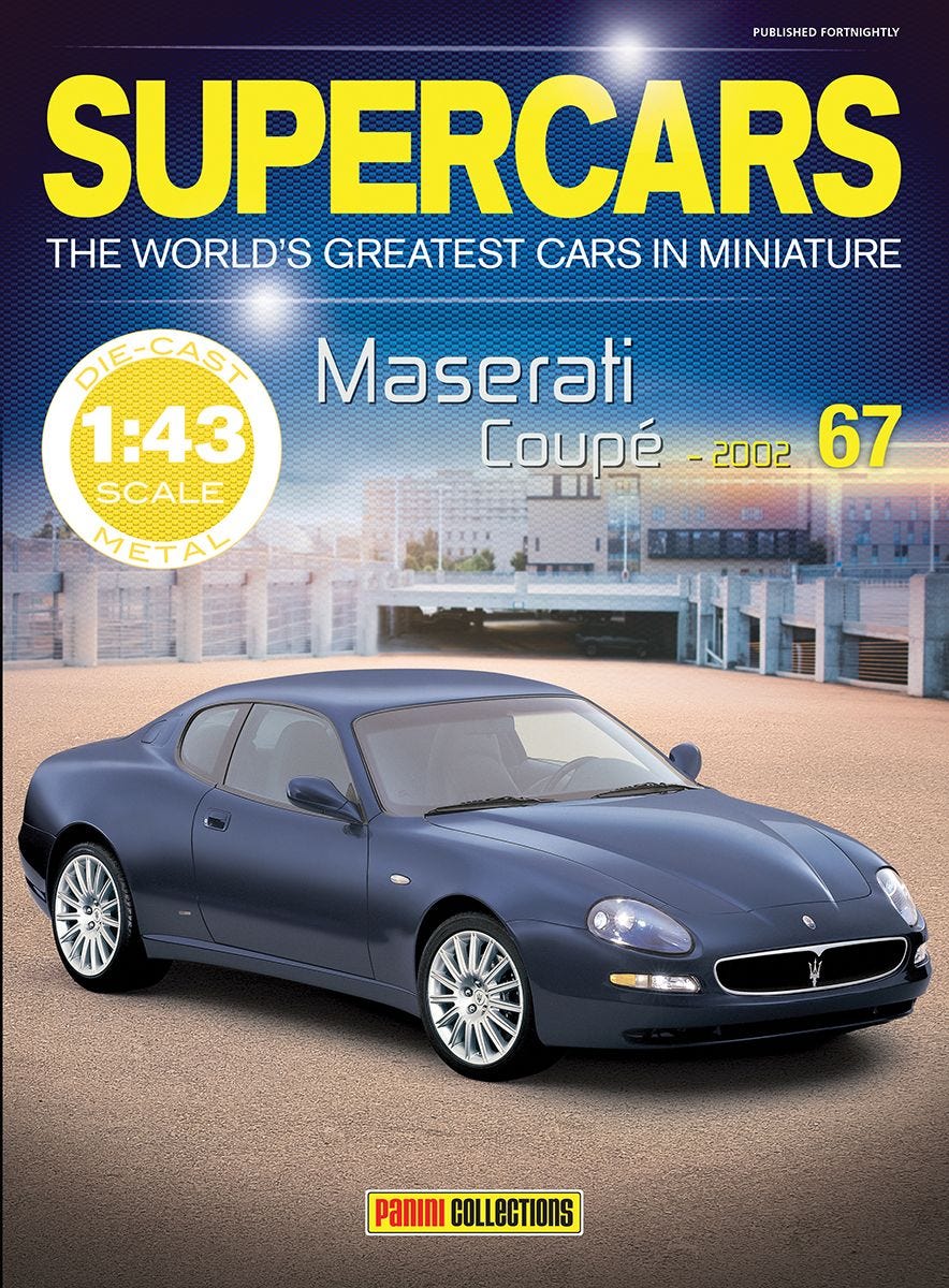 Maserati Coupe 2002 Cased - Supercar Collection 1:43 – diecast model (view 2)