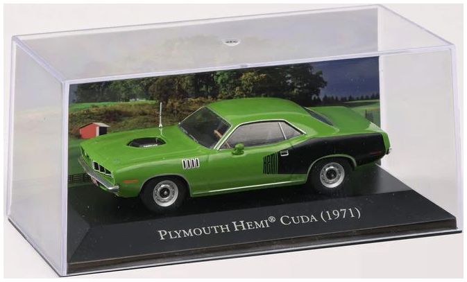 Available To Order – Plymouth Hemi 'Cuda (1971) - Green - American Car Collection 1:43 (MAG PP06)