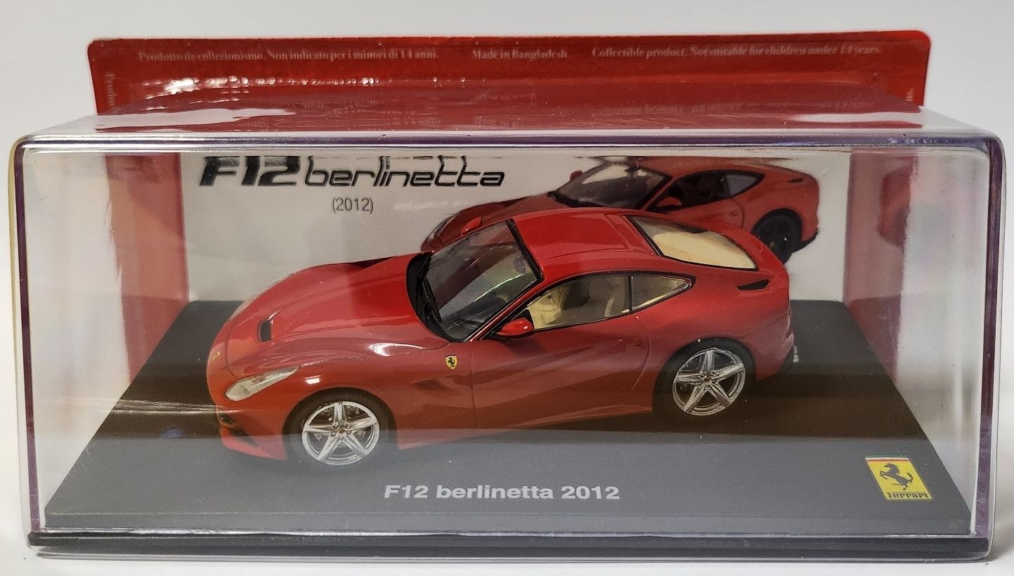 Available To Order – Ferrari F12 berlinetta 2012 - Red Ferrari Collection - cases 1:43 (MAG PQ01)