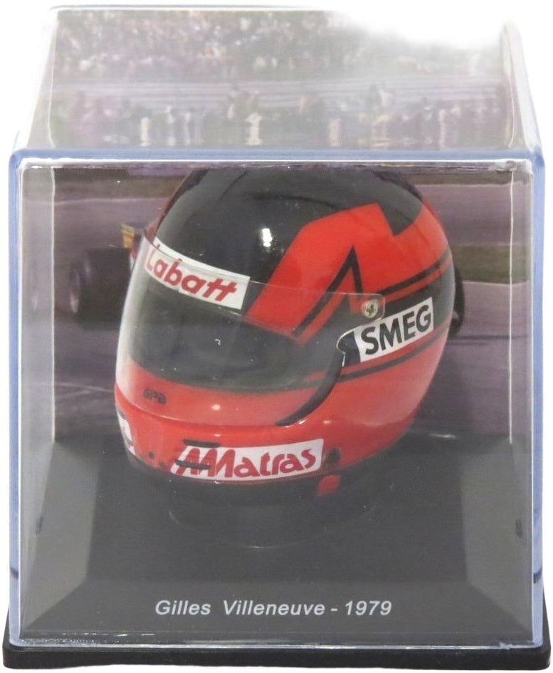 Gilles Villeneuve - 1979 Ferrari F1 Helmet Collection 1:5 - Cased 1:5 – diecast model (view 2)