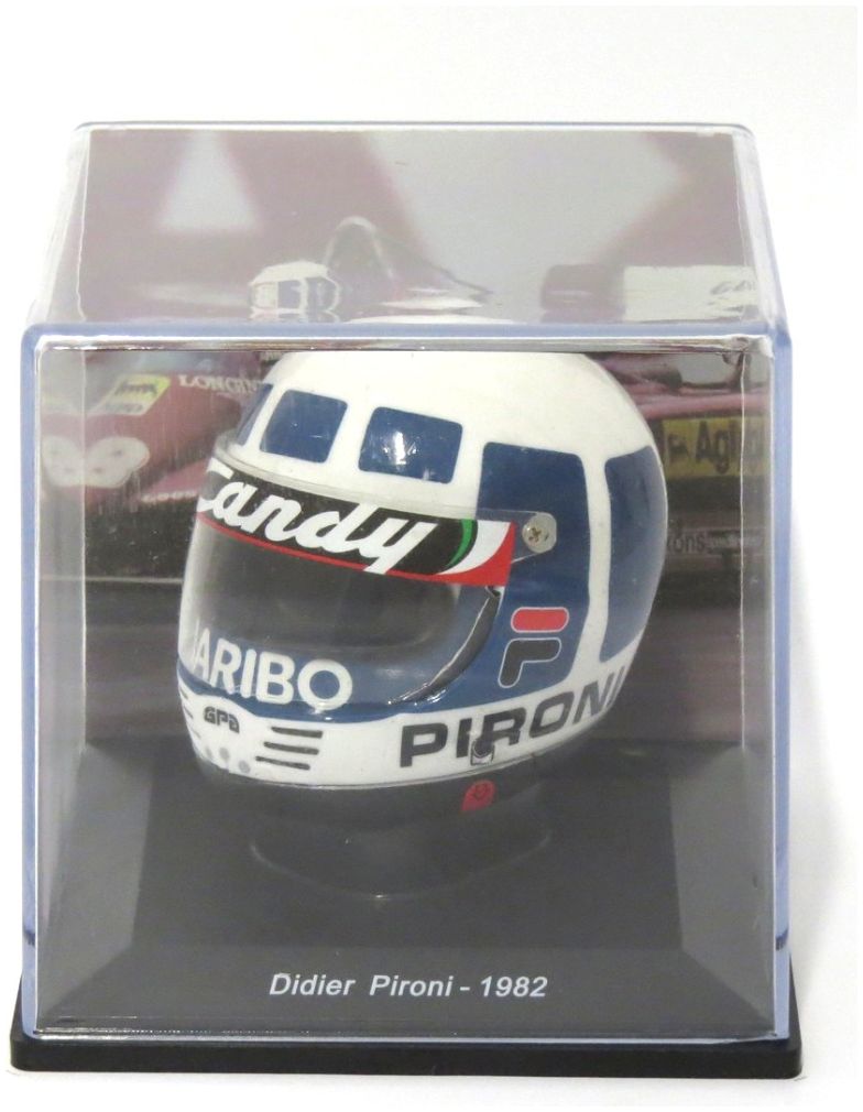 Didier Pironi - 1982 Ferrari F1 Helmet Collection 1:5 - Cased 1:5 – diecast model (view 2)