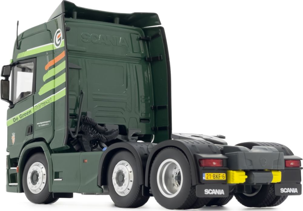Available to Order – Scania R500 Series 6x2 Dark Green De Groen Transport 1:32 (MAR 2015-05-01)