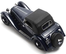 Available To Order – Alfa Romeo 6C 1750SV Figoni Closed Blue 1932 1:43 Matrix Model (MAX 40102-174)