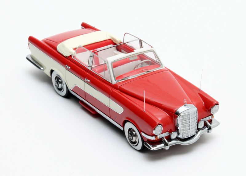 Available to Order – Ghia MB 300C Allungata Convertible 1956 1:43 (MAX 41302-021)