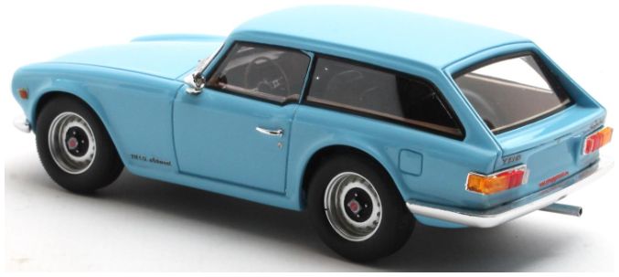 Available to Order – Triumph TR6 Shooting Brake Blue 1:43 (MAX 41902-021)