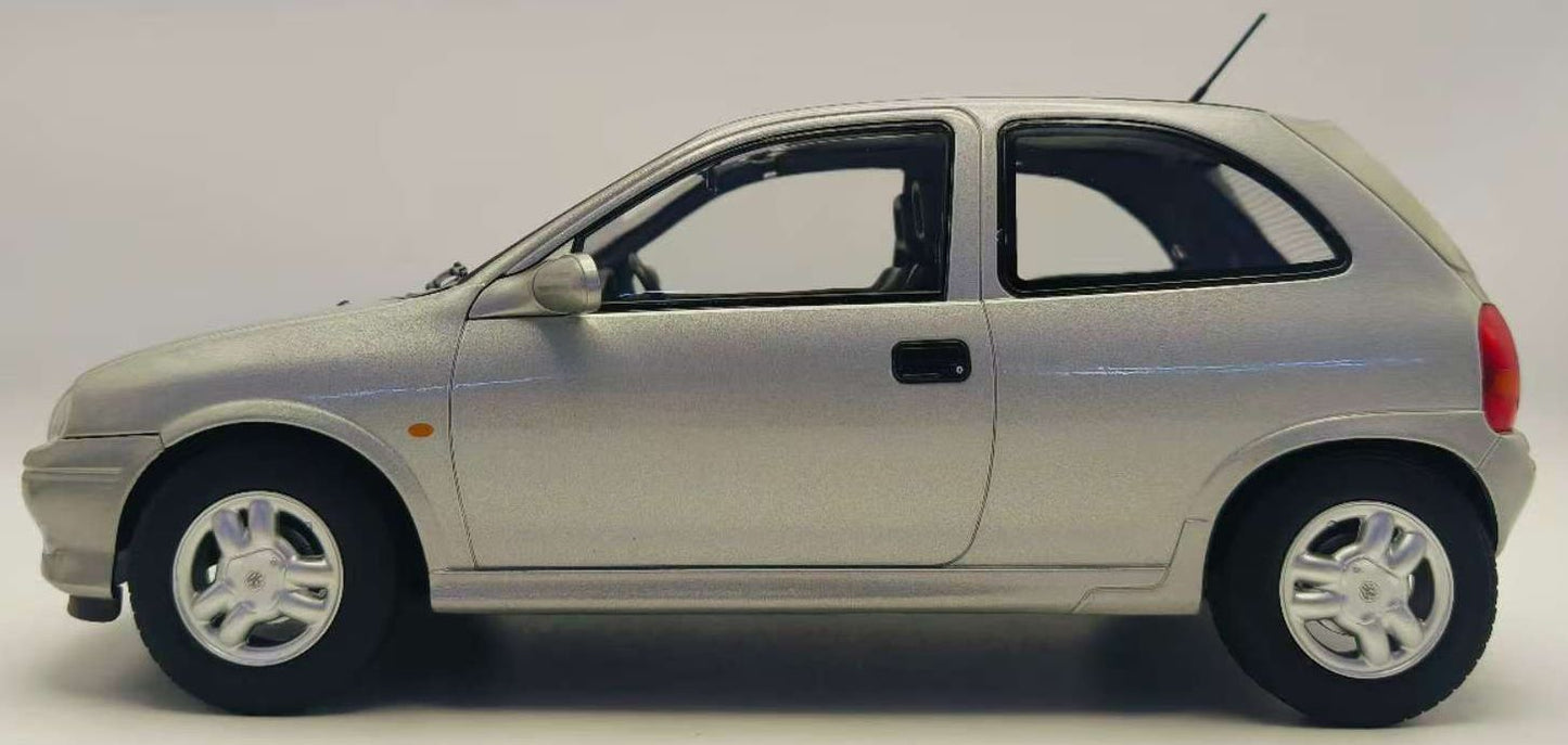 Available to Order – Vauxhall Corsa GSI Silver RHD UK Exclusive 1:18 (MCG 18846)