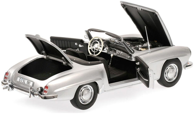 Available to Order – Mercedes-Benz 190 Sl (W121) 1955, Silver 1:18 (MIN 100 037031)