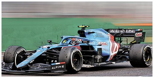 Available To Order – Alpine F1 Team A521 Esteban Ocon - Winner Hungarian Gp 2021 1:43 (MIN 417 211231)